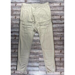 Rag & Bone Flynt Cotton Nylon Cargo Pants size 32 color beige NWOT made in USA